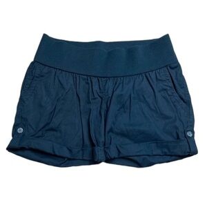 Liz Lange Maternity Black Roll-Up Shorts
